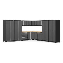 Newage Products Pro 3.0 Series 16-Piece Garage Cabinet Corner Set