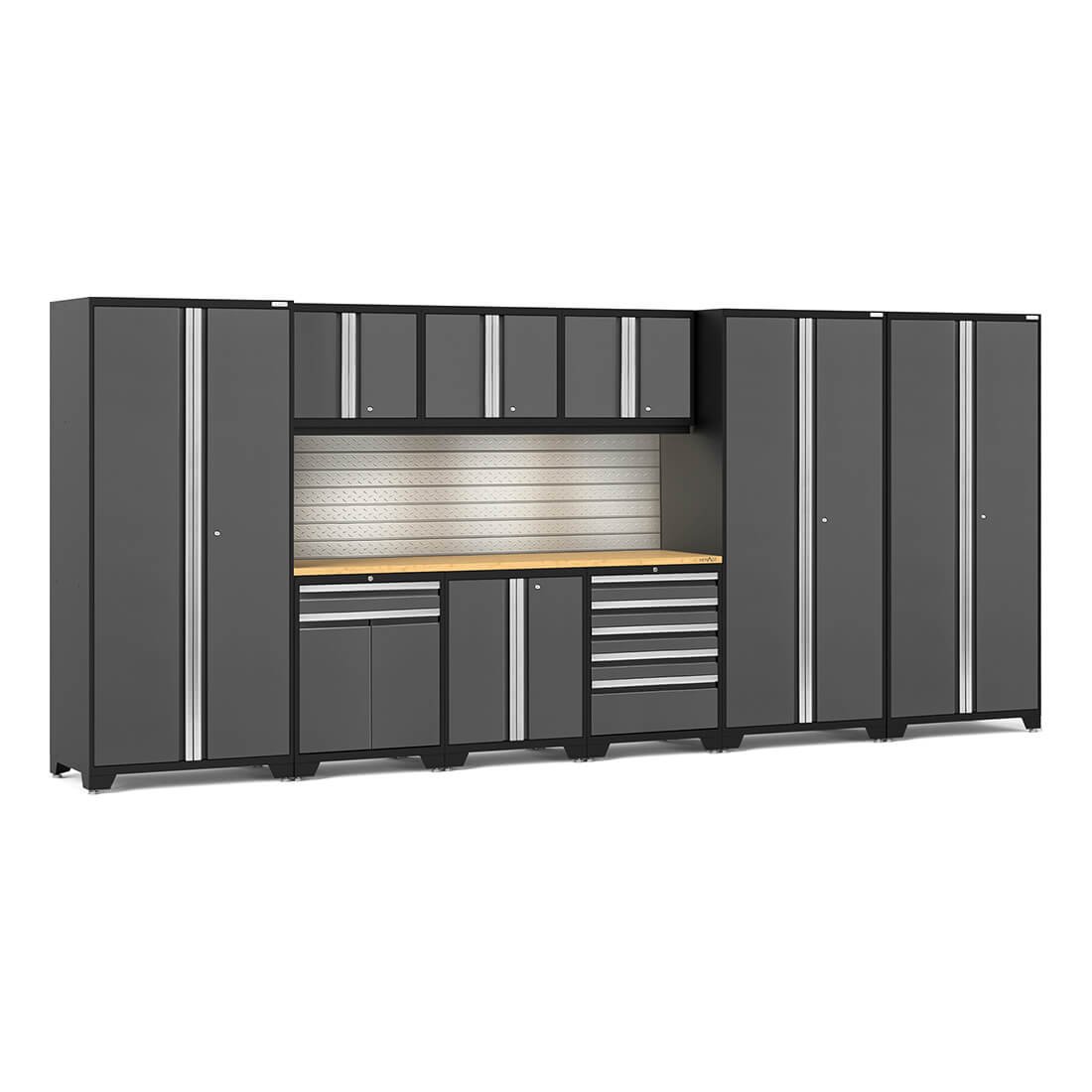Newage Products Pro 3.0 Series 10-Piece Garage Cabinet Set With 3X Multi-Use Lockers - Image 67