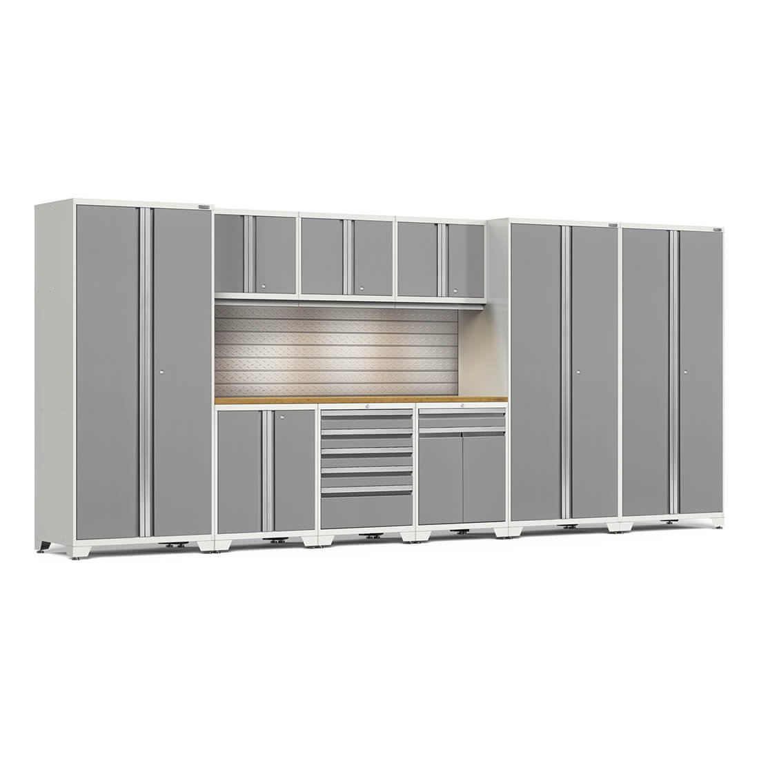 Newage Products Pro 3.0 Series 10-Piece Garage Cabinet Set With 3X Multi-Use Lockers - Image 78