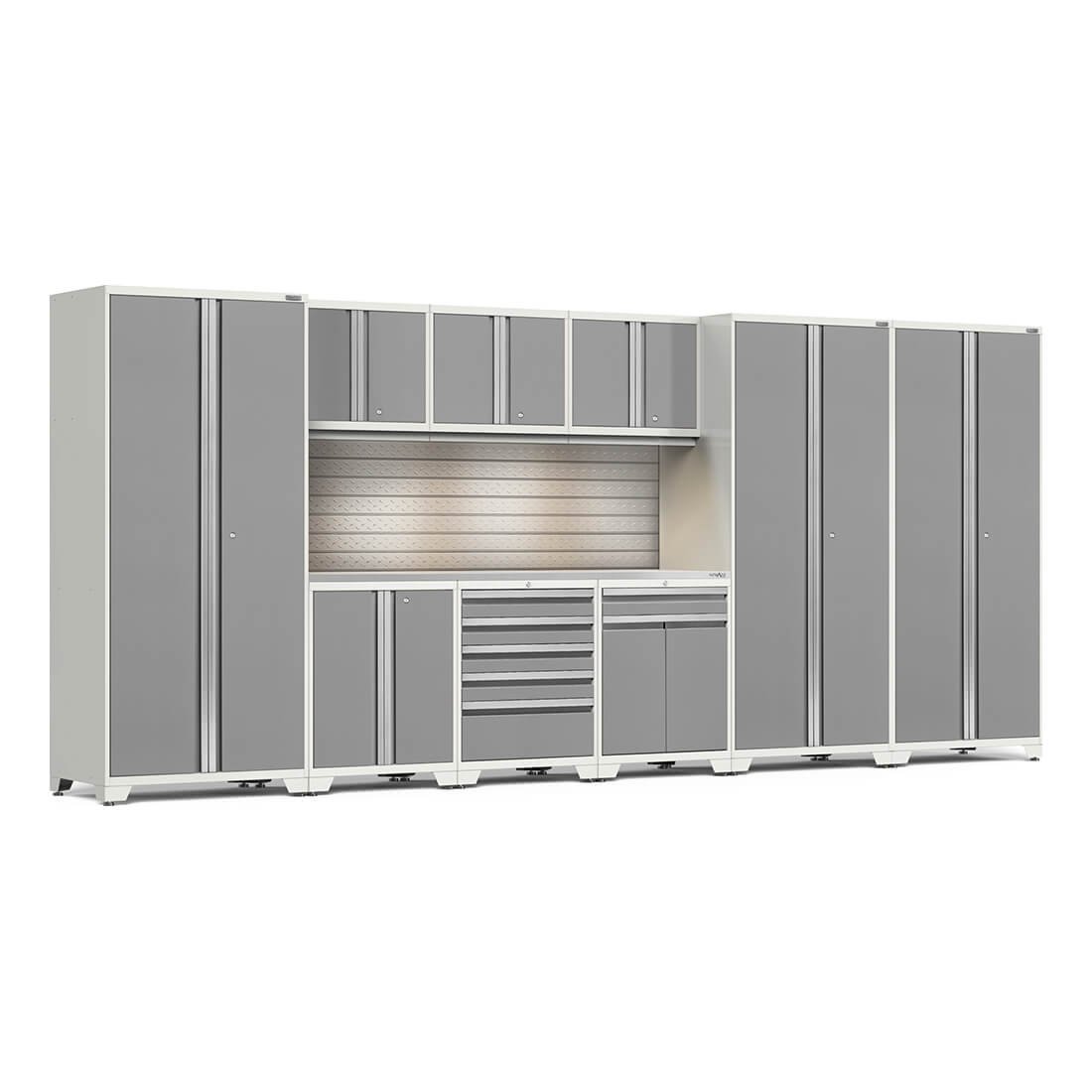 Newage Products Pro 3.0 Series 10-Piece Garage Cabinet Set With 3X Multi-Use Lockers - Image 84