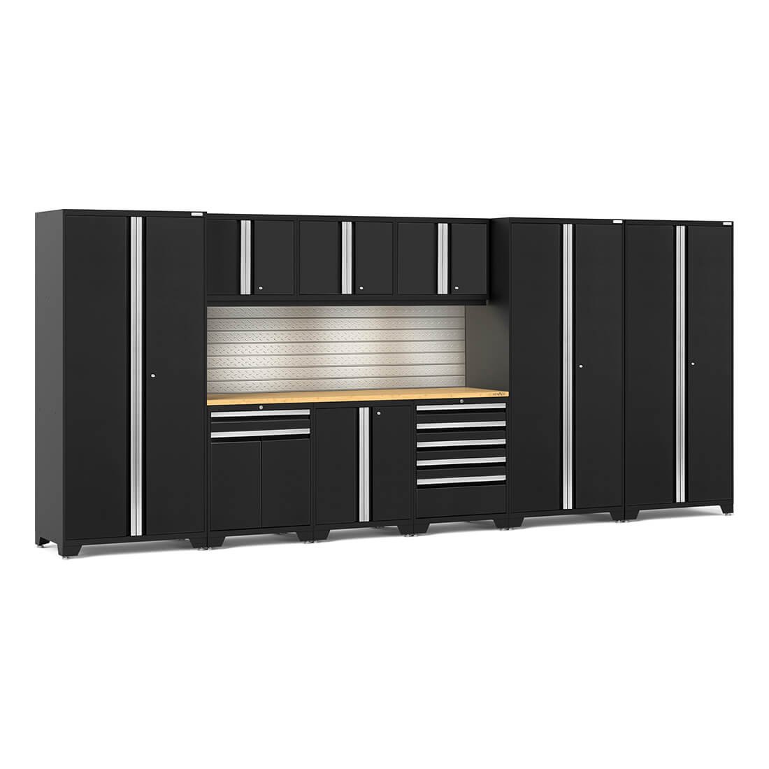 Newage Products Pro 3.0 Series 10-Piece Garage Cabinet Set With 3X Multi-Use Lockers - Image 55