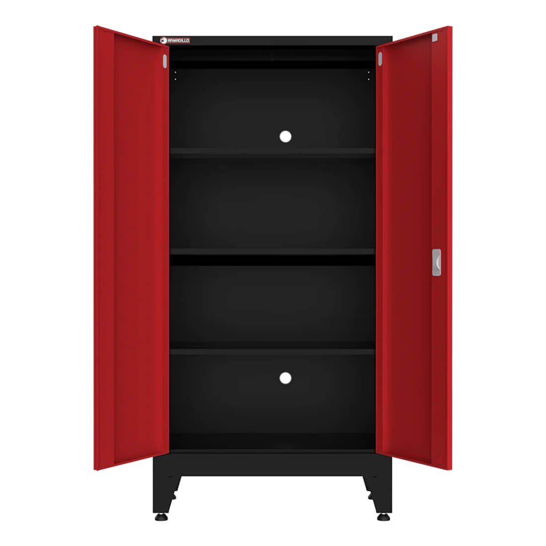 Armadillo Tough Red 10-Piece Garage Cabinet System with Levelers and Casters - Image 3