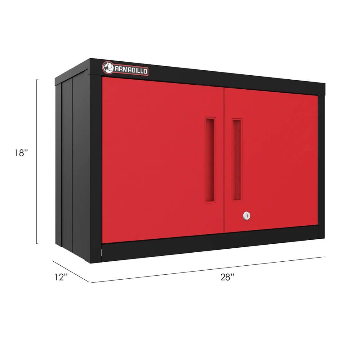 Armadillo Tough Red 10-Piece Garage Cabinet System with Levelers and Casters - Image 6