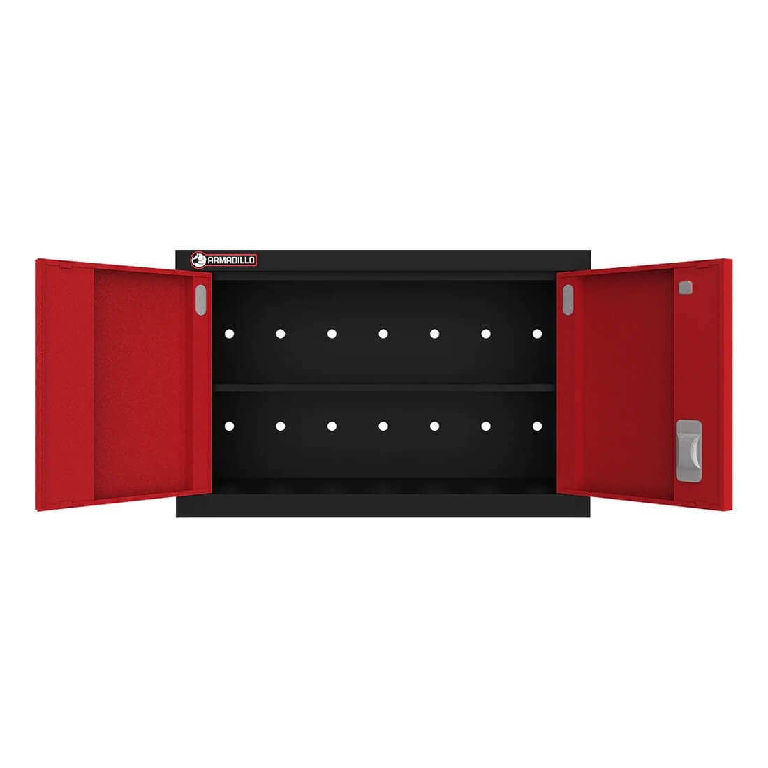 Armadillo Tough Red 10-Piece Garage Cabinet System with Levelers and Casters - Image 7