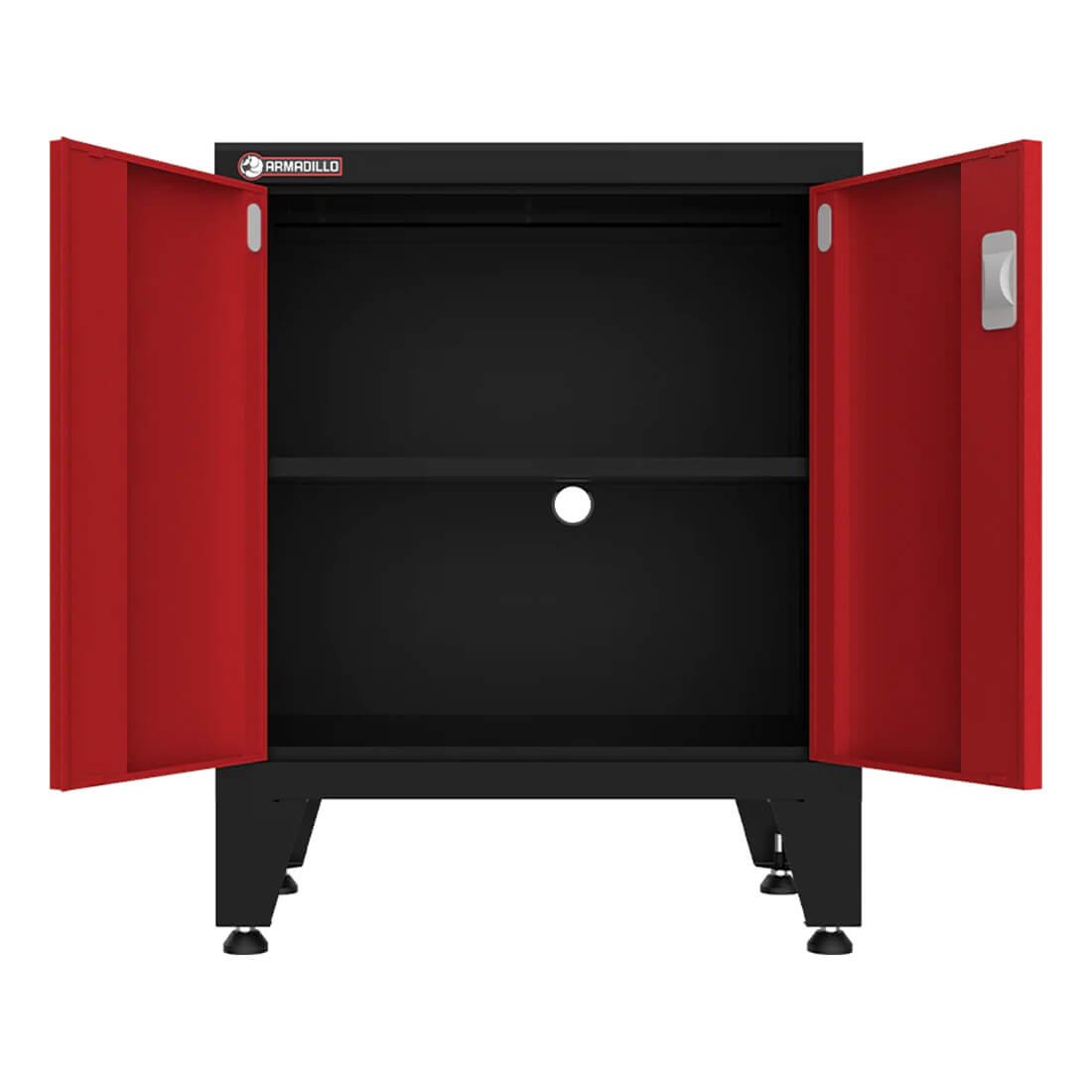Armadillo Tough Red 11-Piece Garage Cabinet Set with Levelers - Image 5