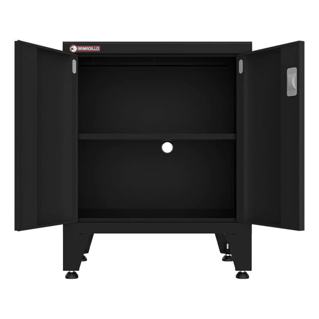 Armadillo Tough Black 14-Piece Garage Cabinet Configuration with Levelers - Image 5