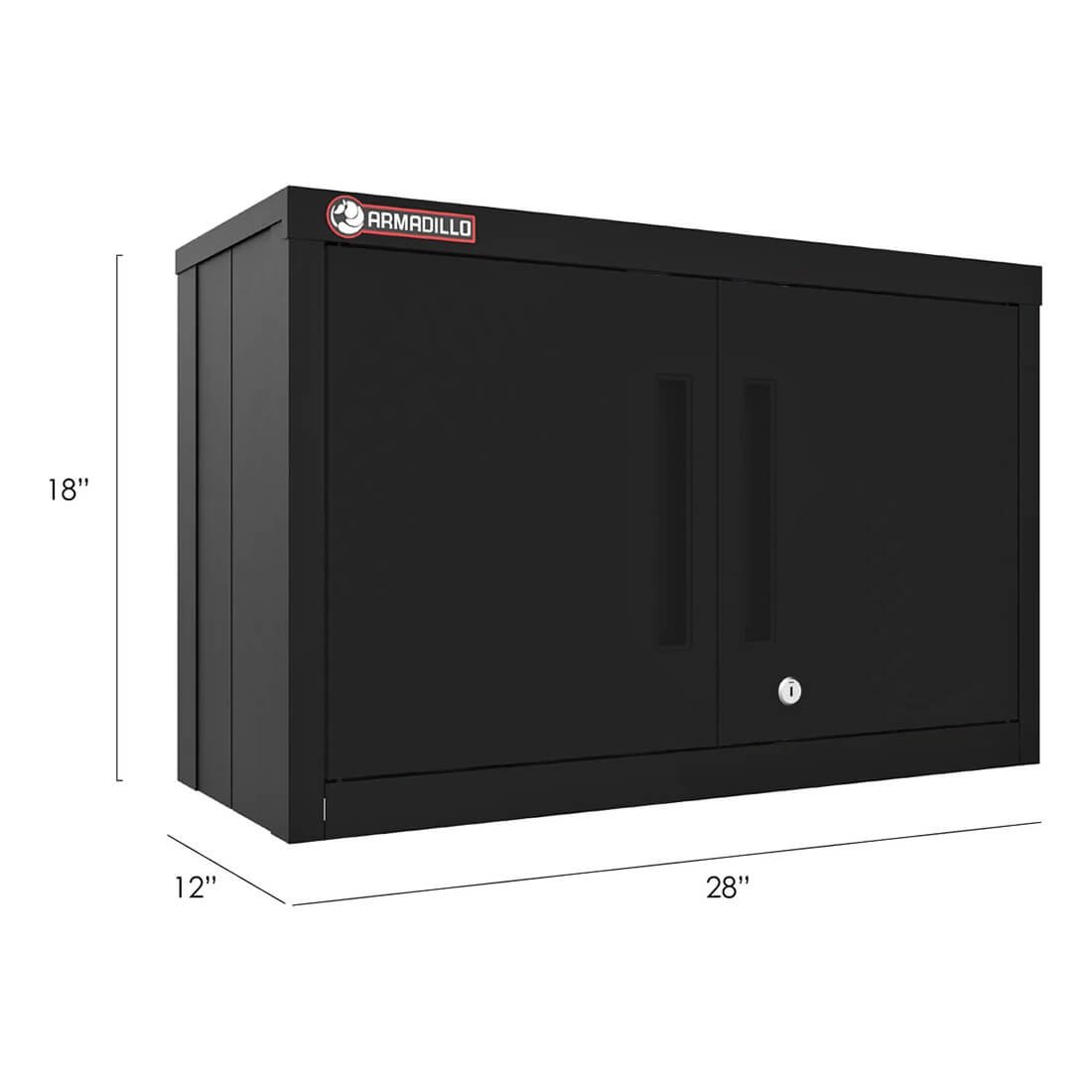 Armadillo Tough Black 14-Piece Garage Cabinet Configuration with Levelers - Image 6