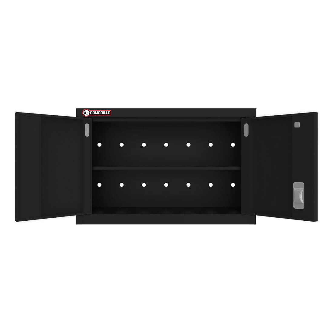 Armadillo Tough Black 14-Piece Garage Cabinet Configuration with Levelers - Image 7