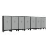 Armadillo Tough Grey Gear Locker Tall Cabinet (7-Pack)