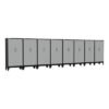 Armadillo Tough Grey Gear Locker Tall Cabinet (8-Pack)