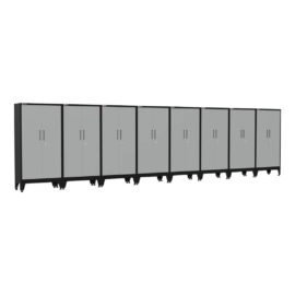 Armadillo Tough Grey Gear Locker Tall Cabinet (8-Pack)