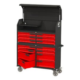 Swivel Storage Solutions Pivot 14-Drawer 50" Rolling Tool Storage Combo Unit