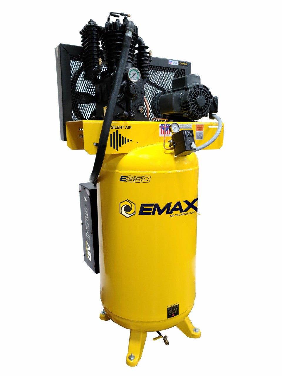 EMAX ES05V080I1 5HP, 1PH, 80 Gal Vertical Tank Air Compressor with Air Silencer -FREE GOODS - Image 2