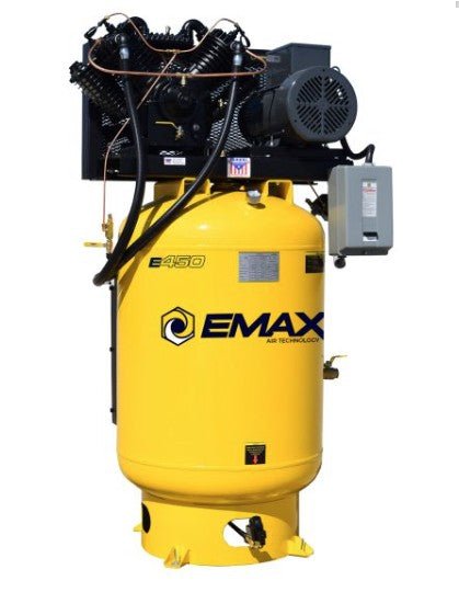 EMAX ESP10V120V1 10HP, 1PH, 120Gal Vertical Tank Air Compressor with Air Silencer - Free Goods - Image 2