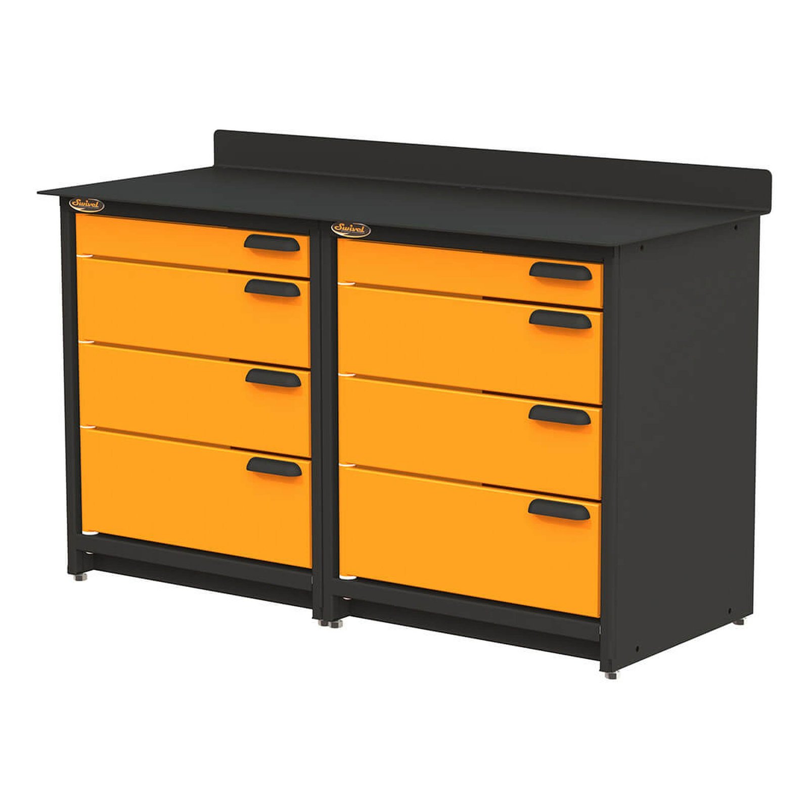 Swivel Storage Solutions Workbench With Drawers, 2-Piece - Image 2