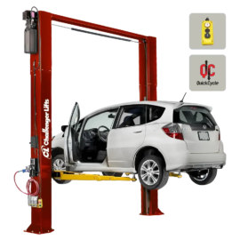 Challenger CL10AV3-DPC-QC Versymmetric 2-Post Lift w/ Dual Pendant & Quick Cycle (10,000 lbs)
