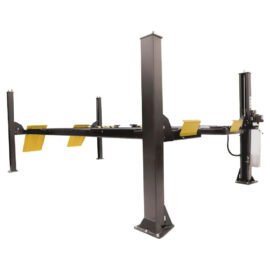 Hofmann 15K 4-Post Alignment Lift, ALI Cert. w/ 2 Rolling Jack, Turntables