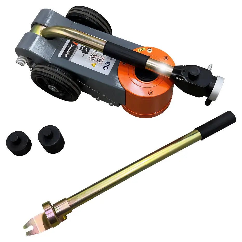 Martins MFJ-S30T 33-Ton Portable Air/Hydraulic Floor Jack - Image 2