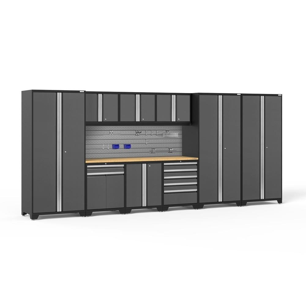 Newage Products Pro 3.0 Series 10-Piece Garage Cabinet Set With 3X Multi-Use Lockers - Image 23