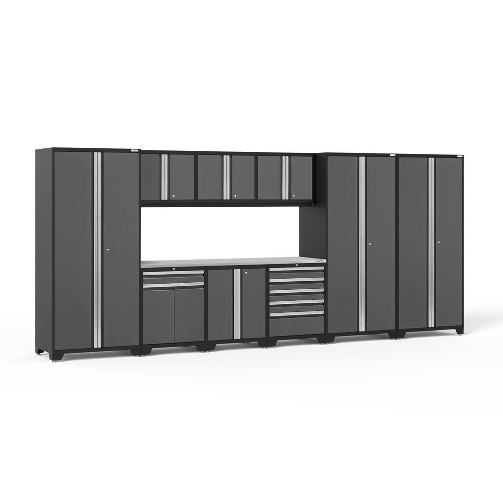 Newage Products Pro 3.0 Series 10-Piece Garage Cabinet Set With 3X Multi-Use Lockers - Image 27