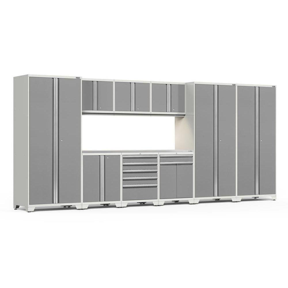 Newage Products Pro 3.0 Series 10-Piece Garage Cabinet Set With 3X Multi-Use Lockers - Image 36