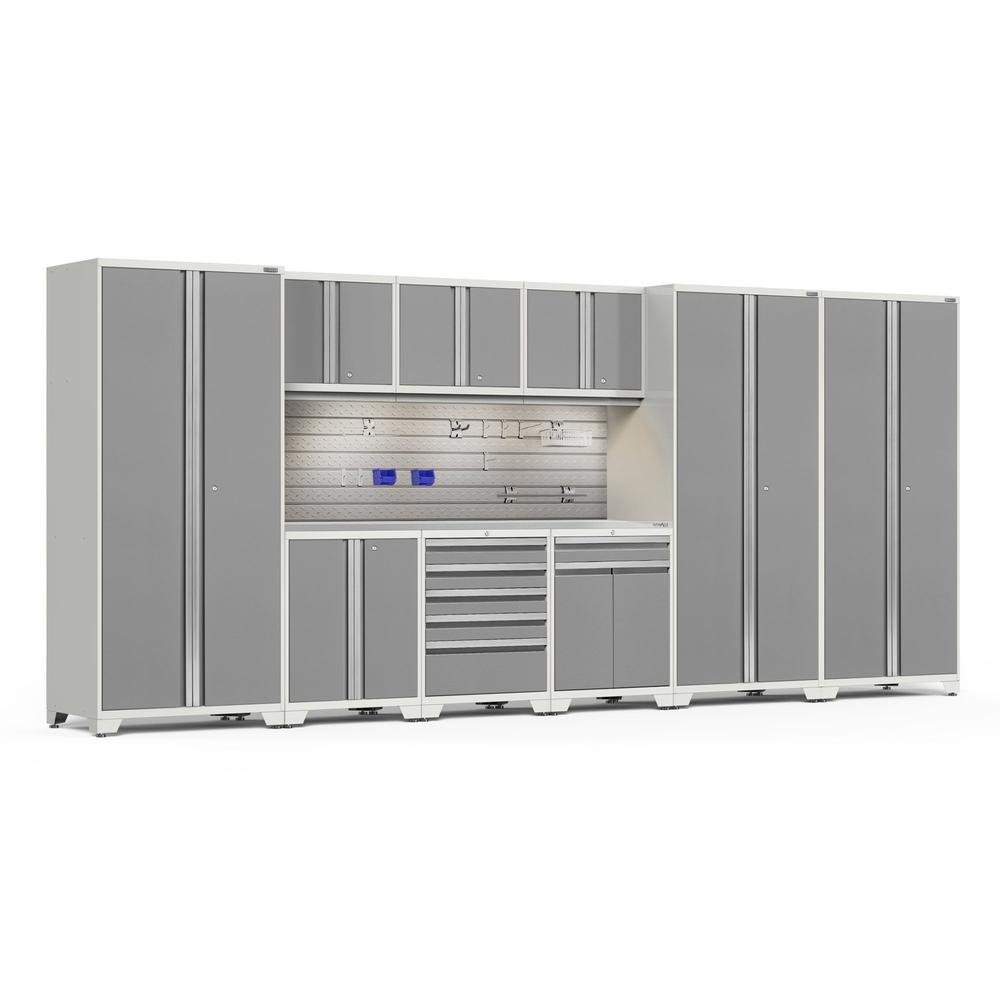 Newage Products Pro 3.0 Series 10-Piece Garage Cabinet Set With 3X Multi-Use Lockers - Image 38