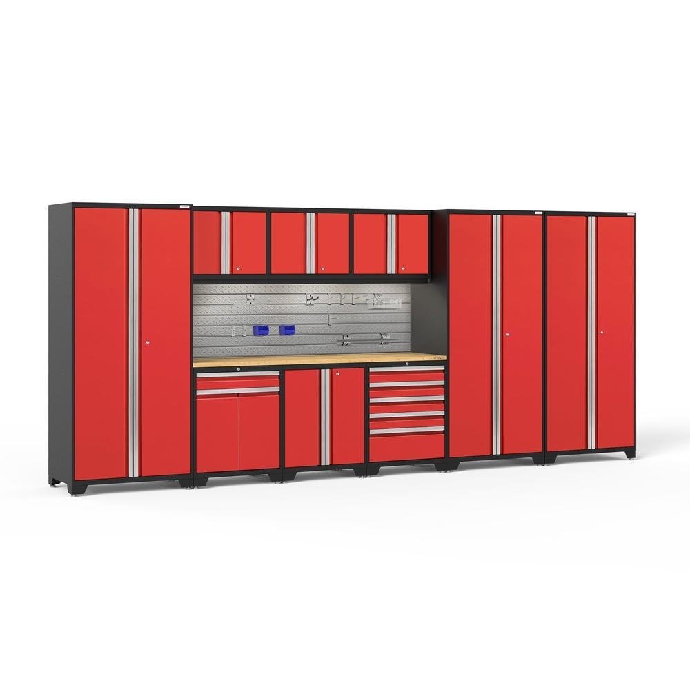 Newage Products Pro 3.0 Series 10-Piece Garage Cabinet Set With 3X Multi-Use Lockers - Image 44