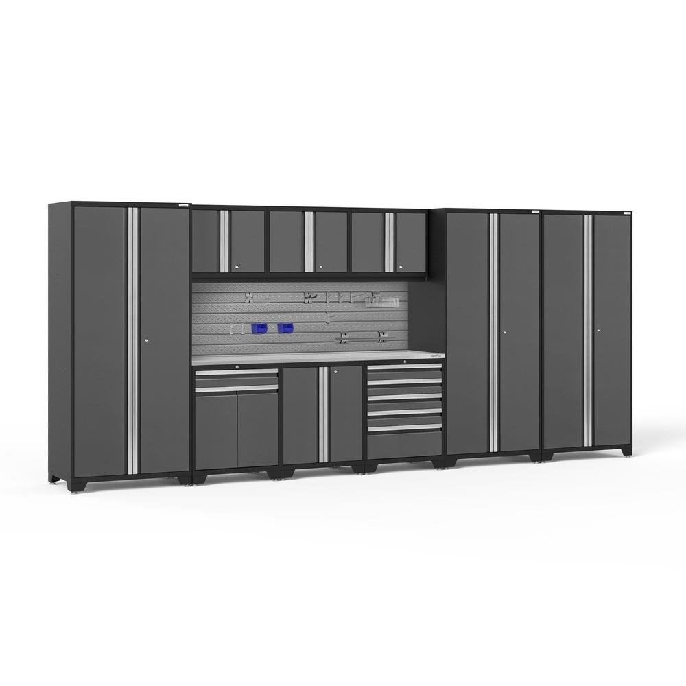 Newage Products Pro 3.0 Series 10-Piece Garage Cabinet Set With 3X Multi-Use Lockers - Image 76