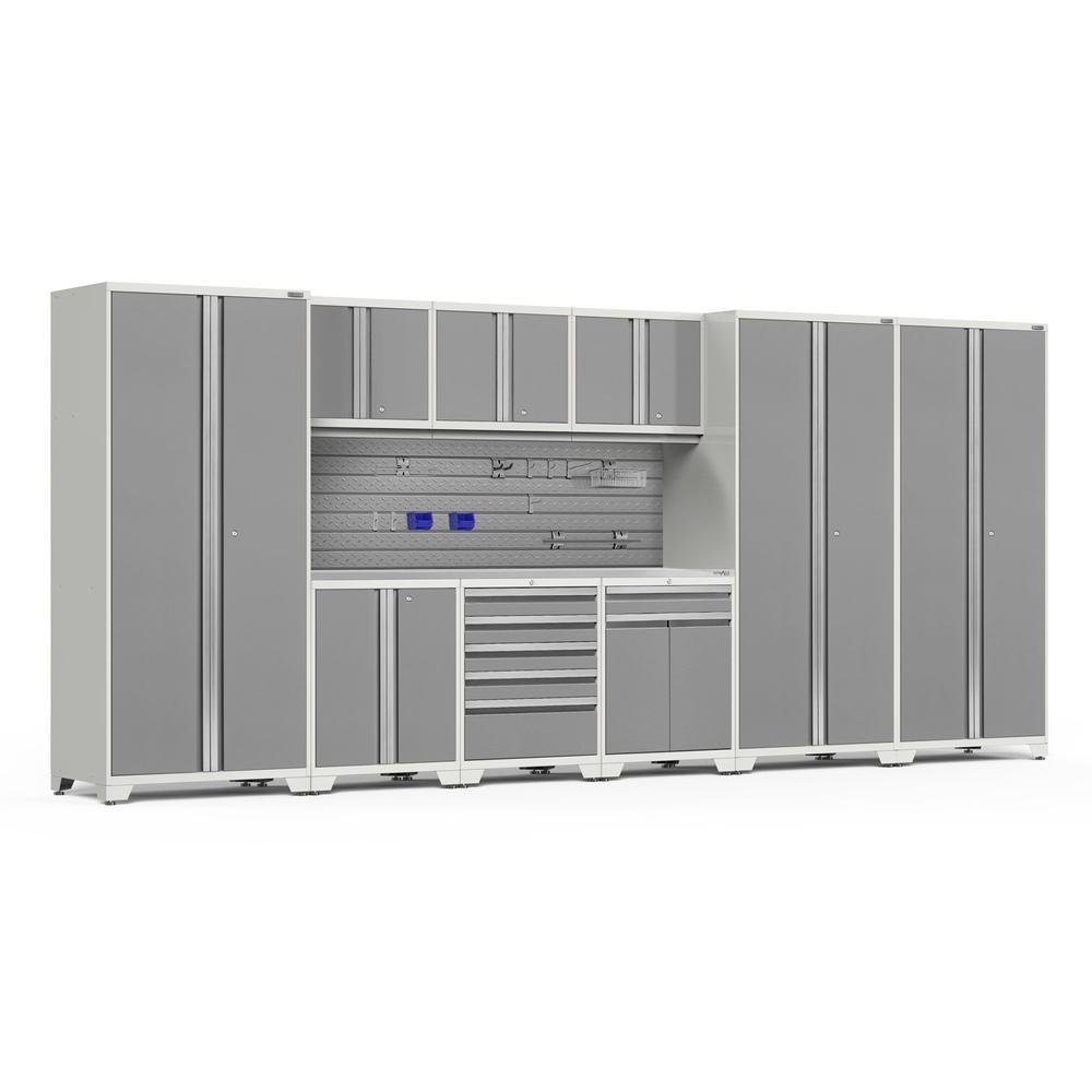 Newage Products Pro 3.0 Series 10-Piece Garage Cabinet Set With 3X Multi-Use Lockers - Image 88