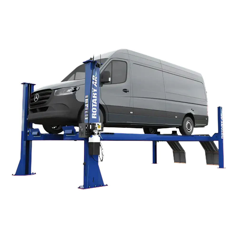 Rotary 16K 4-Post Alignment Lift Extended Open Front 204" Max - ARO16EL - Image 2