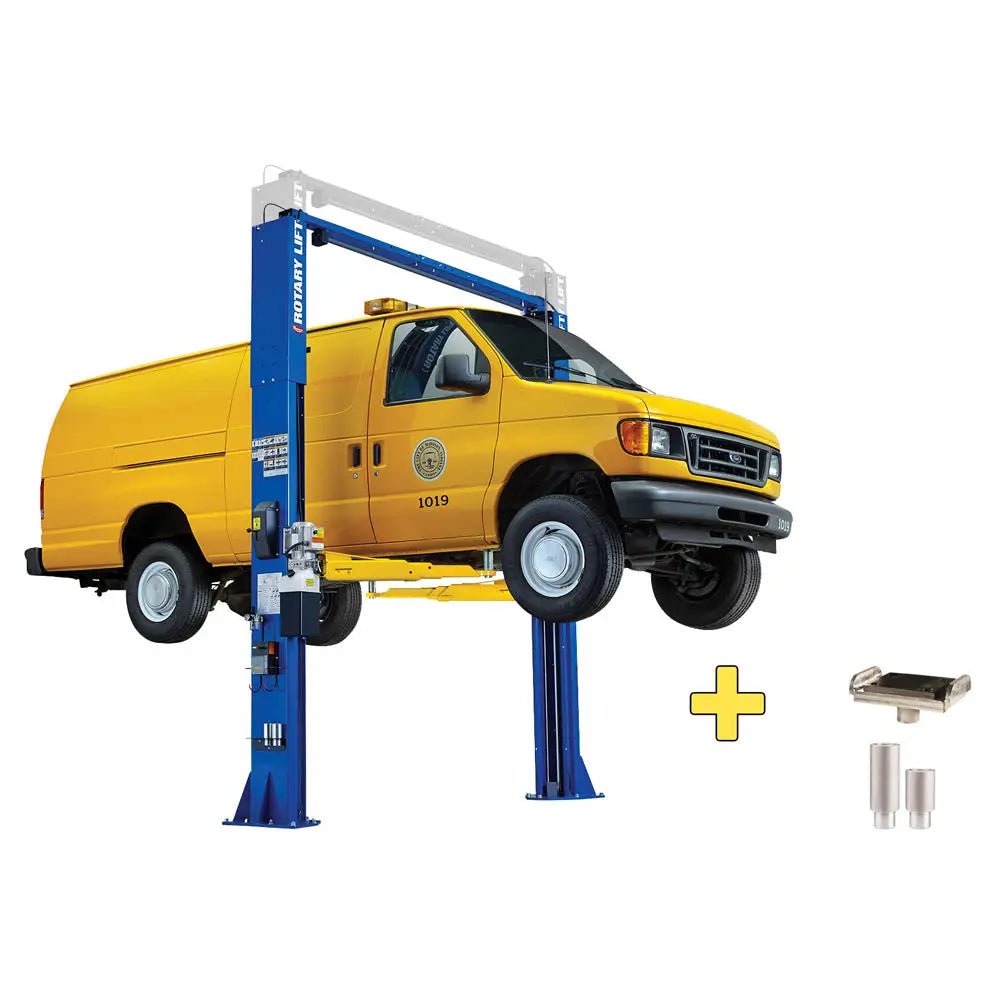 Rotary SPO12-TALC 12K Two-Post Symmetrical Lift, Low Ceiling