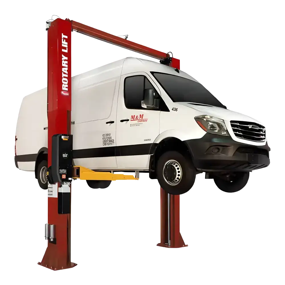 Rotary SPO16-AV CARGO 16K Symmetric 2-Post Lift w/ Cargo AV Arms (ALI Gold Certified) - Image 2